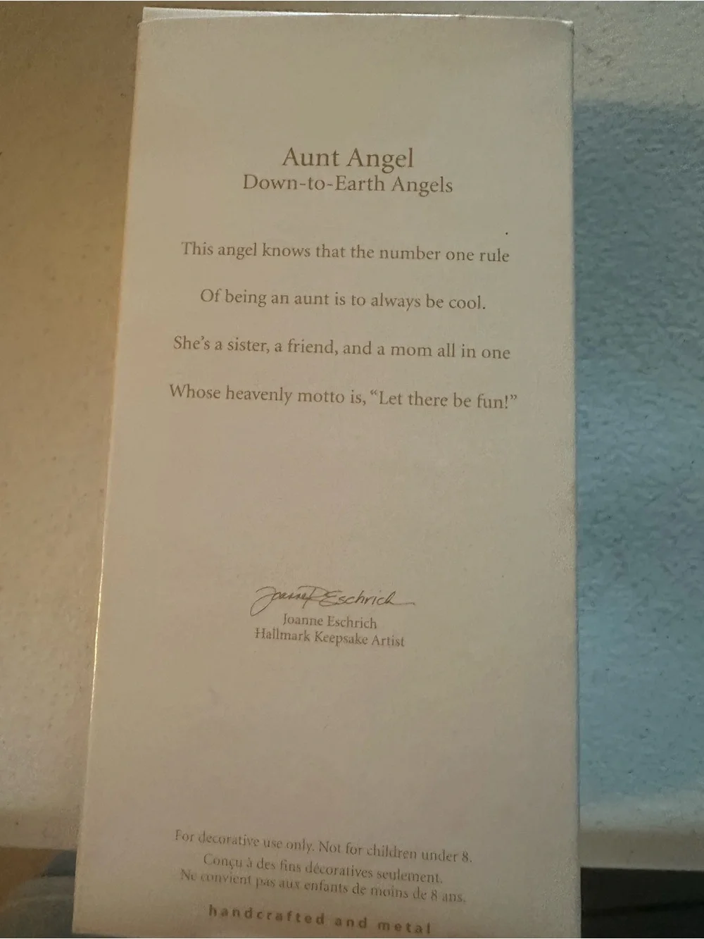 Hallmark keepsake ornament